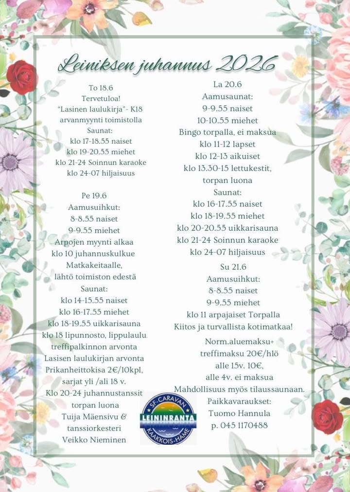 Leininranta, SF Caravan Kaakkois-Häme ry